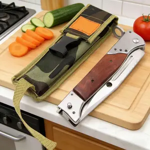Large Size Folding Pocket knife Heavey-duty Kitchen Knife for Fruit Cutting Outdoors Camping Knife