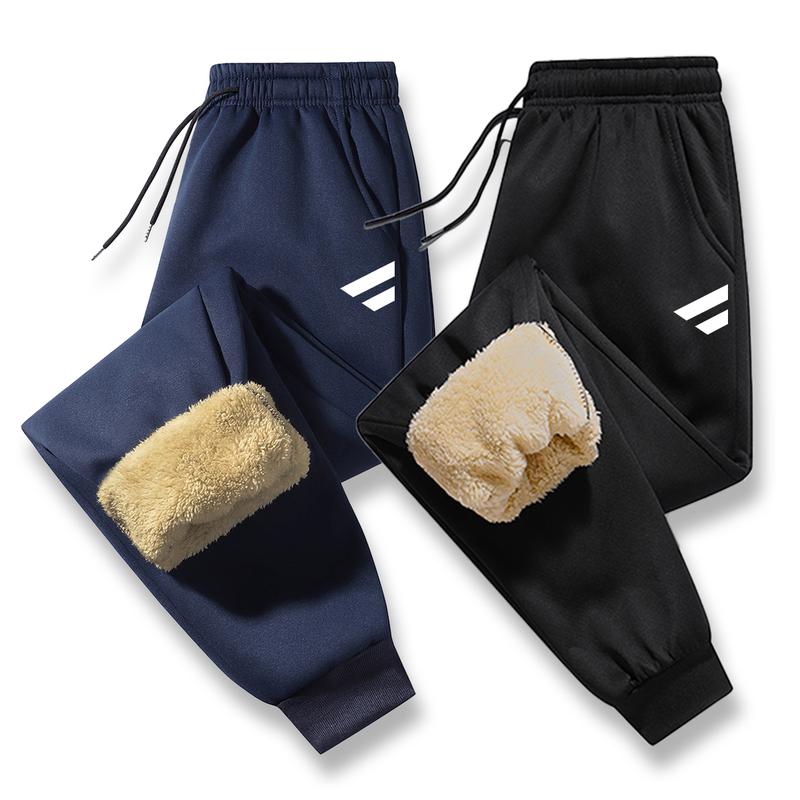 Mens Thermal Fleece Lined Pants Winter Casual Trousers Thick Warm Soft Comfortable for Outdoor Sports and Daily Wear Mens Thermal Fleece Lined Pants Winter Casual Trousers Thick Warm Soft Comfortable for Outdoor Sports and Daily Wear