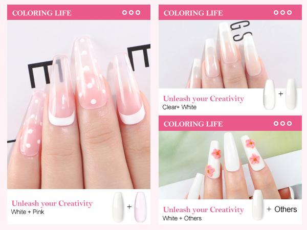 COSCELIA Acrylic Nail Kit for Beginners with Everything Professional Acrylic Powder Drill UV Light Glitter Decoration Set Complete Nail Art Kit for Home Salon Design Youth Friendly