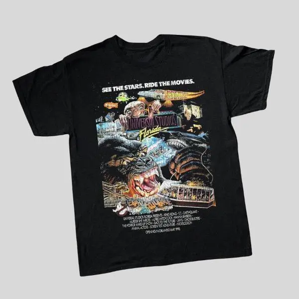 Universal Studios Florida Vintage Shirt 80S Theme Park Shirt Retro Graphic Shirt