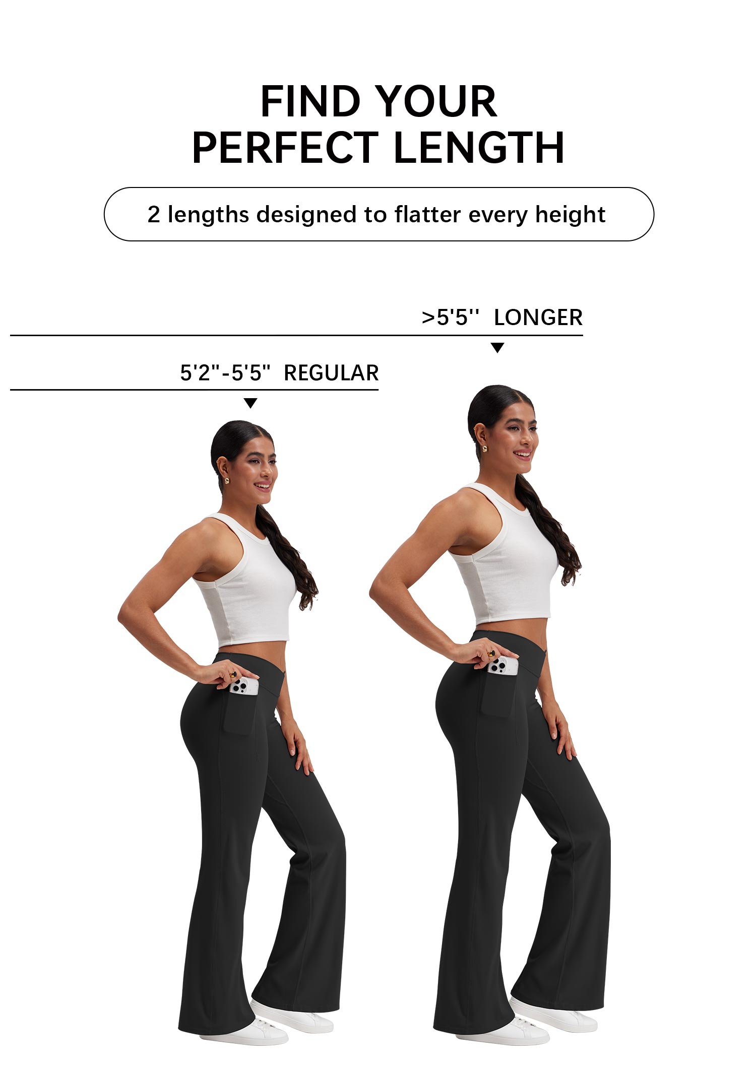 OQQ Women's Crossover High Waist Fit Yoga Pants With Pocket V Back Seam Comfortable For Summer Vacation Travel Outfits Gym Sportswear Bottoms Power Legging SpringStatements