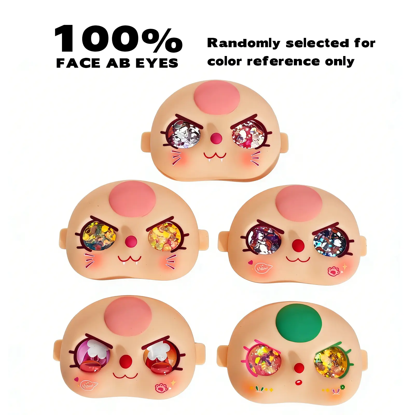 100% AB 1PCS(Face Only)