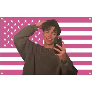 3x5 Ft Malachi Barton Flag ,Pink american malachi barton flags Tapestry,Funny poster For College Dorm Room Decor,Outdoor Parties, Gift,Tailgates Yard,Poster for Bedroom Decoration,Four Brass Grommets bedroom decor Home TextileTapestry Decor