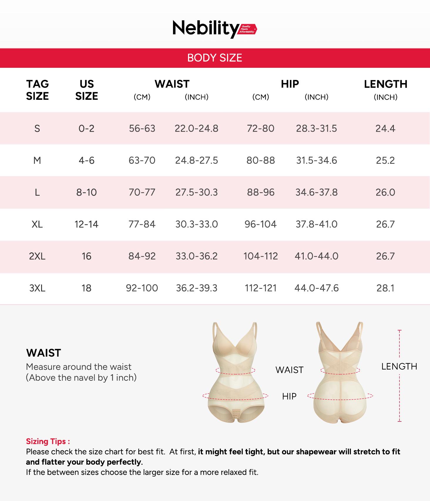 [MAX] Nebility Women's Vneck Bodysuit Shapewear - Built-in Bra, Mesh Breathable Compression, Sleeveless High Waisted, Basic Minimalist Comfort Womenswear Black&Black