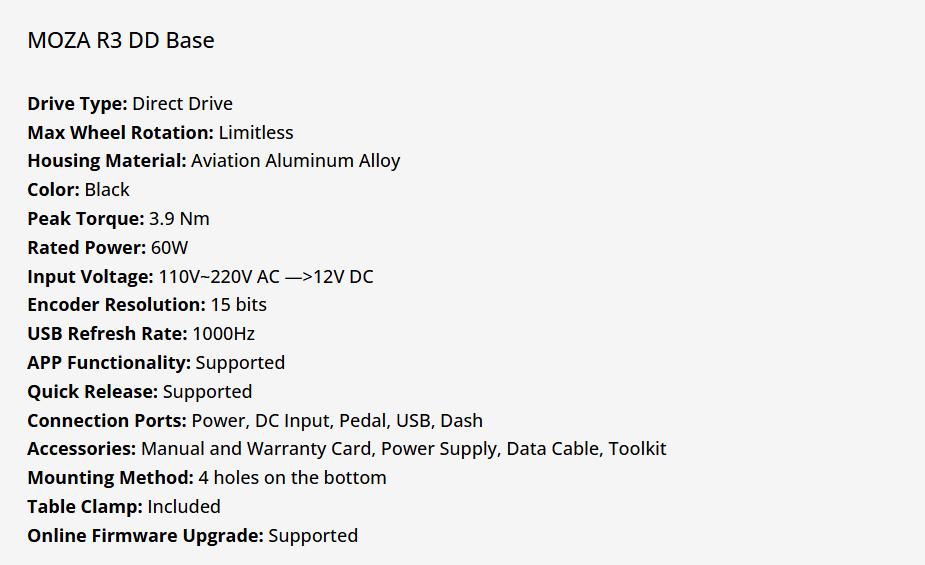 MOZA R3 Racing Wheel and Pedals for Xbox & PC