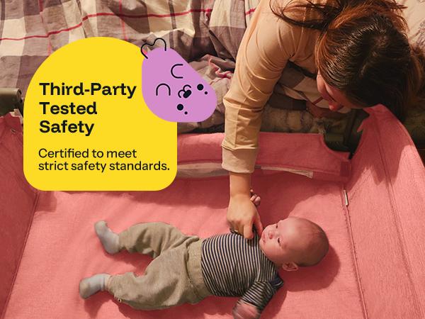 HARPPA Saimia | 5-in-1 Pack and Play Baby Bassinet & Playard, Bedside Sleeper with Mattress, Rocking Bassinet for Baby, Diaper Changing Baby Cribs, Foldable Playpen for Travel HARPPA Saimia | 5-in-1 Pack and Play Baby Bassinet & Playard, Bedside Sleeper with Mattress, Rocking Bassinet for Baby, Diaper Changing Baby Cribs, Foldable Playpen for Travel