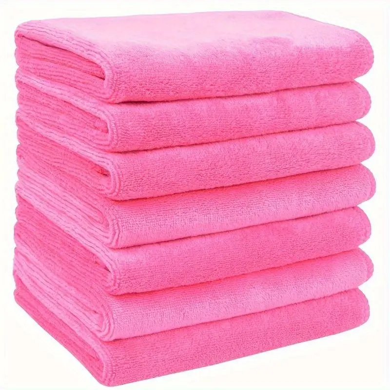 Soft Microfiber Facial Washcloths, 4 Counts Reusable Makeup Remover Cloths, Quick Drying Facial Towel for Daily Face Cleansing, Soft Cleaning Towel