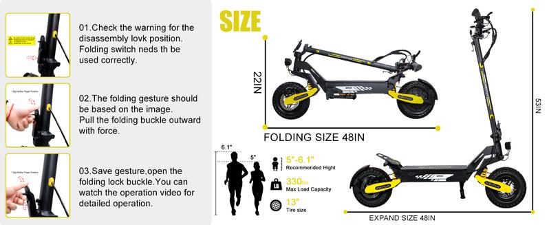 EOEOTWO All Terrain Electric Scooter,1200W Violent Motor,30MPH Fast 20/40Miles Range,3 Seconds Folding,330LBs Load Capacity,Dual Shock Absorption,Foldable Off-Road E-Scooter EOEOTWO All Terrain Electric Scooter,1200W Violent Motor,30MPH Fast 20/40Miles Range,3 Seconds Folding,330LBs Load Capacity,Dual Shock Absorption,Foldable Off-Road E-Scooter