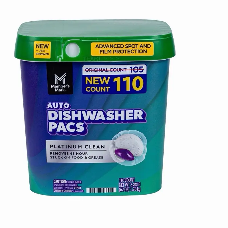 Platinum Clean Automatic Dishwasher Pacs, Fresh Clean, 105 ct.