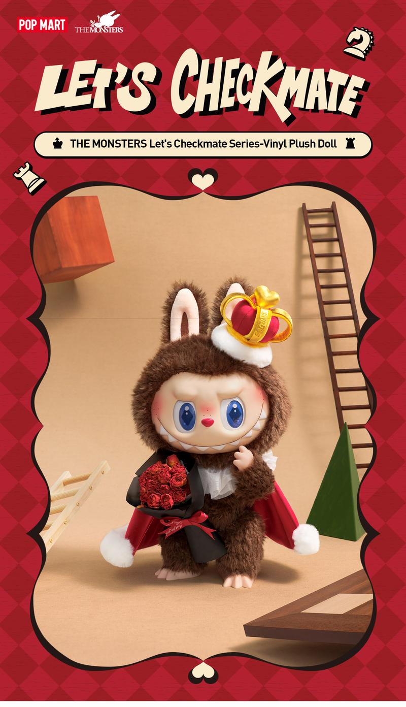 [Spanish]-THE MONSTERS – Chess Adventure Muñeco de Peluche con Carita de Vinilo