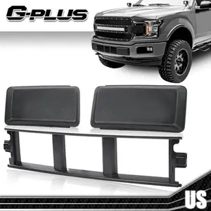 Fit For 2018-20 Ford F150 Front Bumper Cover Lower Grille Trim Panel Grill Black