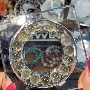 [Quick sale] Semi-finished Natural Crystal 12.5mm v drill citrine