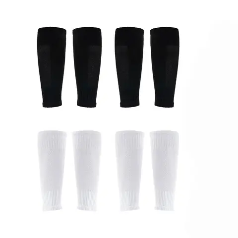 JSLEAP 4 Pairs Soccer Socks Soccer Leg Sleeves Socks Athletic Socks for Youth Boys Girls Football Baseball Softball Rugby