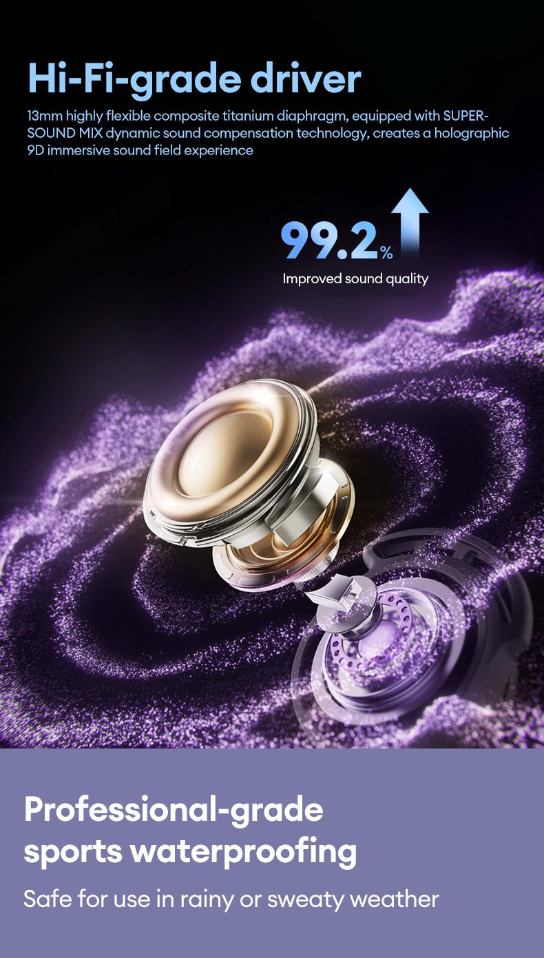 HYUNDAI C19 Multifunctional In-Ear Wireless Headphones with Bible Prayer App, Bluetooth 6.0, LED Smart Screen, Find Earbuds Anti-Loss Function, Hi-Fi Sound, Audio Earbuds for Music, Prayer & Calls, Ideal Gift for Men & Women, Compatible with Android & iOS