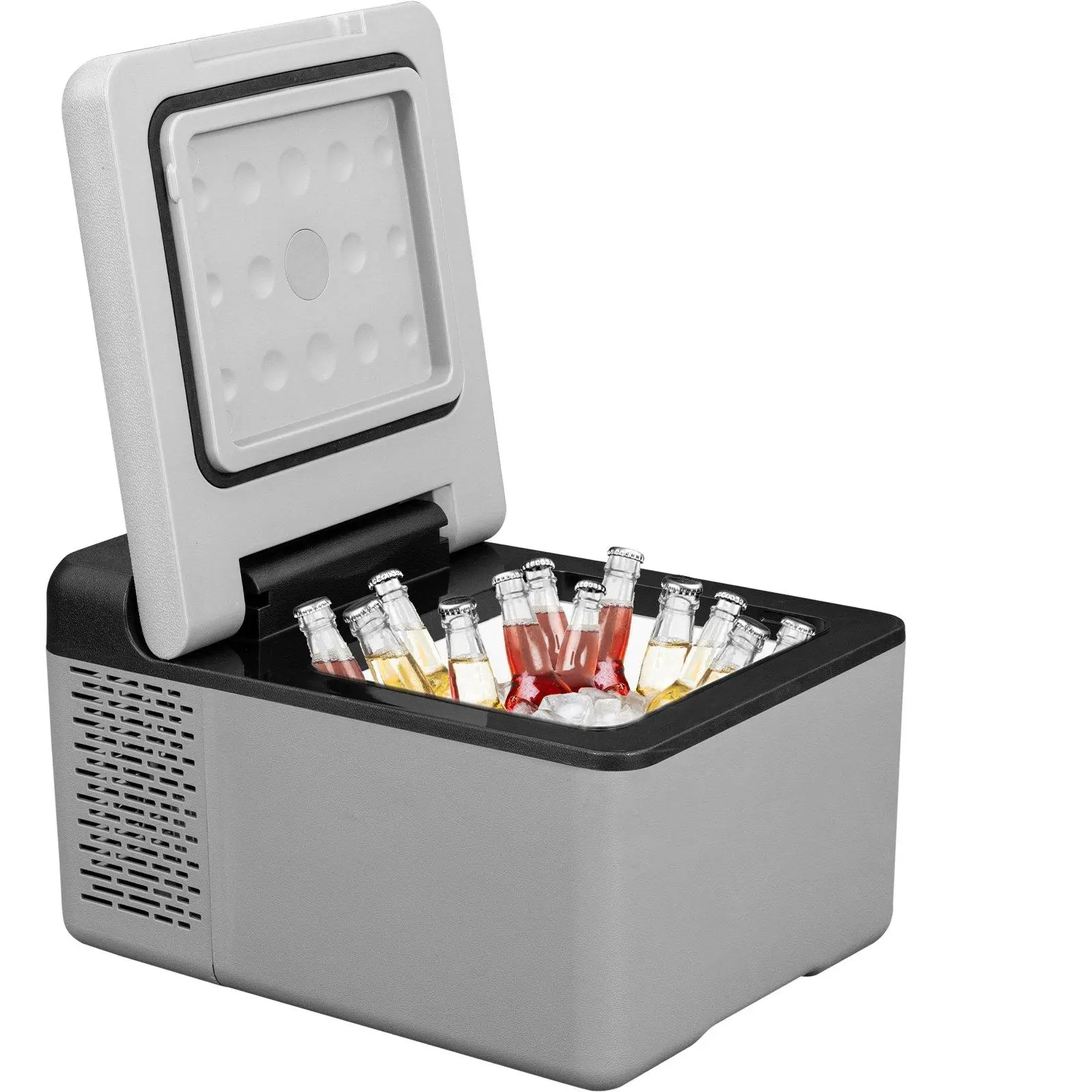 【summerfinds】VEVOR 12 Volt Portable Car Refrigerator 10 Qt, Mini Freezer (±4℉-68℉) with App Control Car Compressor, Ideal for Camping, Road Trips, and Travel