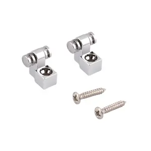 OLETONE Roller String Tree Retainer for Electric Guitar Electric Guitar Strat Tele Chrome 2PC