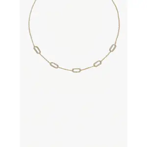 Sparkling Clip Necklace