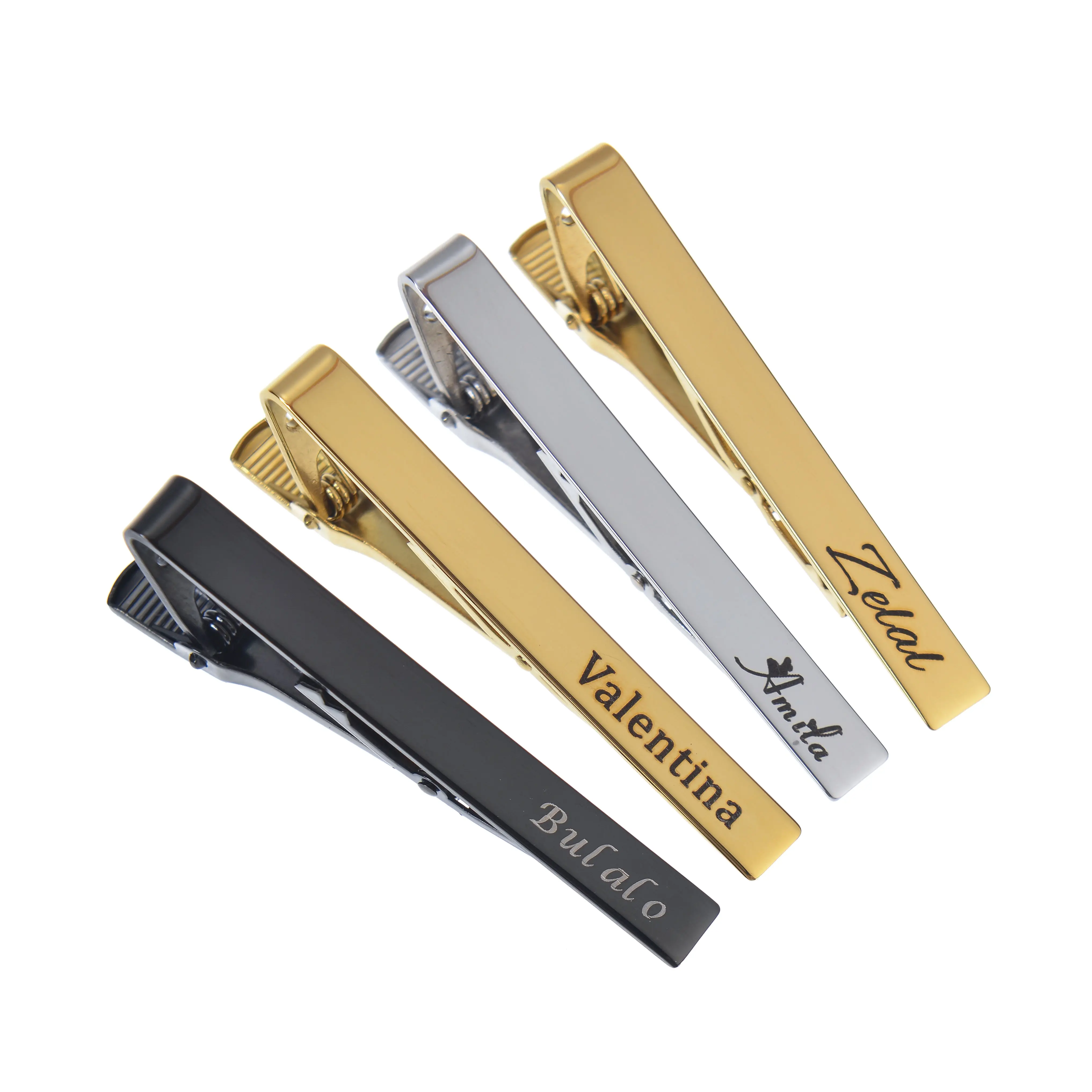 Personalized Name Engraved Tie Clip
