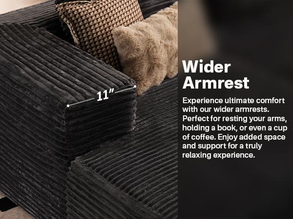 【2 Package Shipping】Ovios 106" Cloud Sectional Boneless Couch with Chaise & Ottoman, L/U-Shape Plush Corduroy Velvet Modern Modular Sofa with Deep Seat, Upholstered Couches for Living Room Bedroom, No Assembly Required