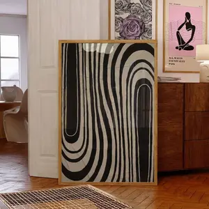 70s Psychedelic Aura Print: Funky Y2k Wall Decor U