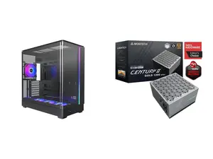 Computer Case PSU Combo -  Montech KING 45 PRO (B) Bundle with  Montech Century II 1200