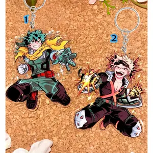 Hero BKG and DK 4" Double-sided Acrylic Charms | Anime & Manga Charms | MhA BnHA