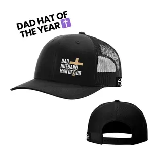 Dad, Husband, Man of God Hats Our True God