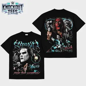 Sting Premium 3 Cotton T-Shirt, The Icon Graphic Tee, Stinger Vintage Wrestling Shirt, Pro Wrestling Graphic Tee for Fans, Gift for Wrestling Fans, Gift for Boyfriends