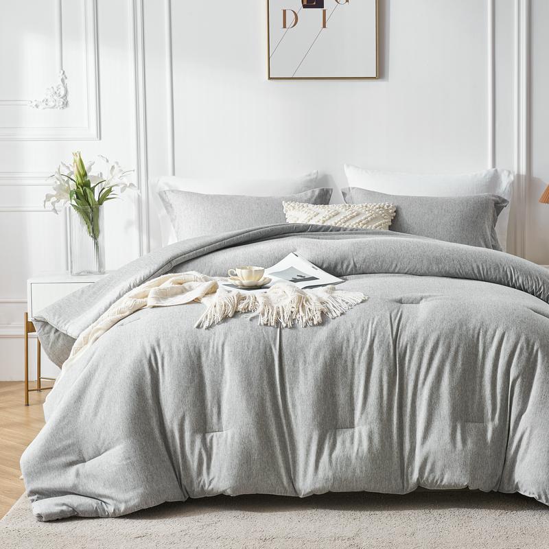 3PC Queen Comforter Set - king size comforter -  Soft Bedding for All Seasons with Pillow Shams,Silky, soft, comfortable