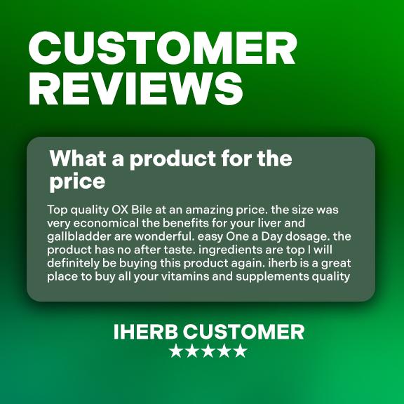 Swanson Ox Bile - Standardized 90 mg 60 Capsules for Digestive Support & Iron Absorption - Bovine Vitamin D Supplement