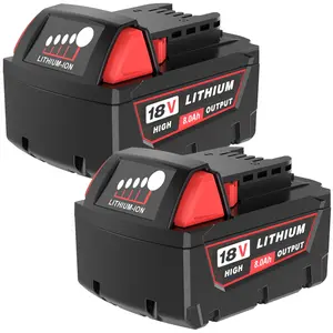 8.0Ah Milwaukee M18 Battery – Upgraded Replacement, Compatible with 48-11-1850