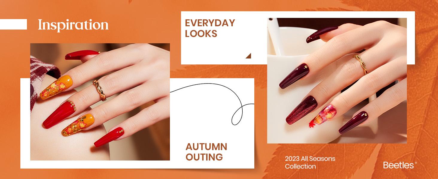 Beetles Gel Polish Colors Red Green Blue Orange Fall Autumn Gel Nail Polish Set with Base Gel Top Coat Soak off UV Golden Glitter Glossy Nail Kit Gifts for Women Girls Beetles Gel Polish Colors Red Green Blue Orange Fall Autumn Gel Nail Polish Set with Base Gel Top Coat Soak off UV Golden Glitter Glossy Nail Kit Gifts for Women Girls