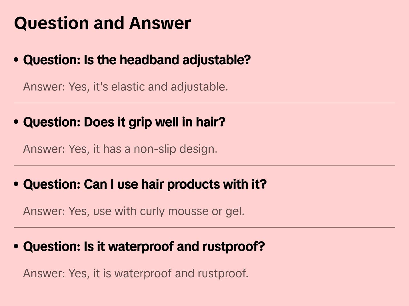 Flow / Wavy Hair Headband