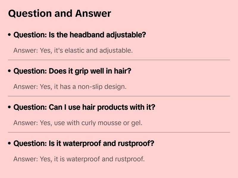 Flow / Wavy Hair Headband