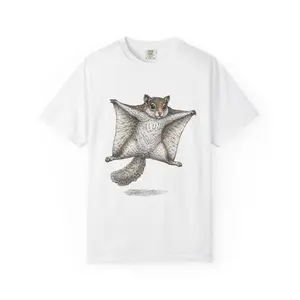 Flying Squirrel Illustration T-Shirt | Wildlife Nature Graphic