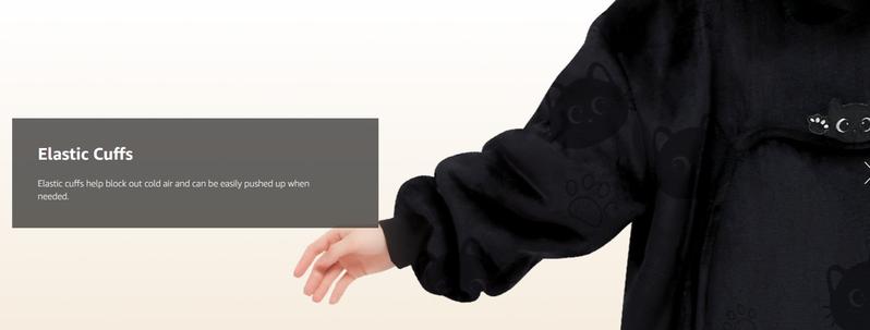 Wearable Blanket Hoodie for Adults, Cozy Oversized Sherpa & Flannel Sweatshirt with Giant Pocket, Gifts for Women