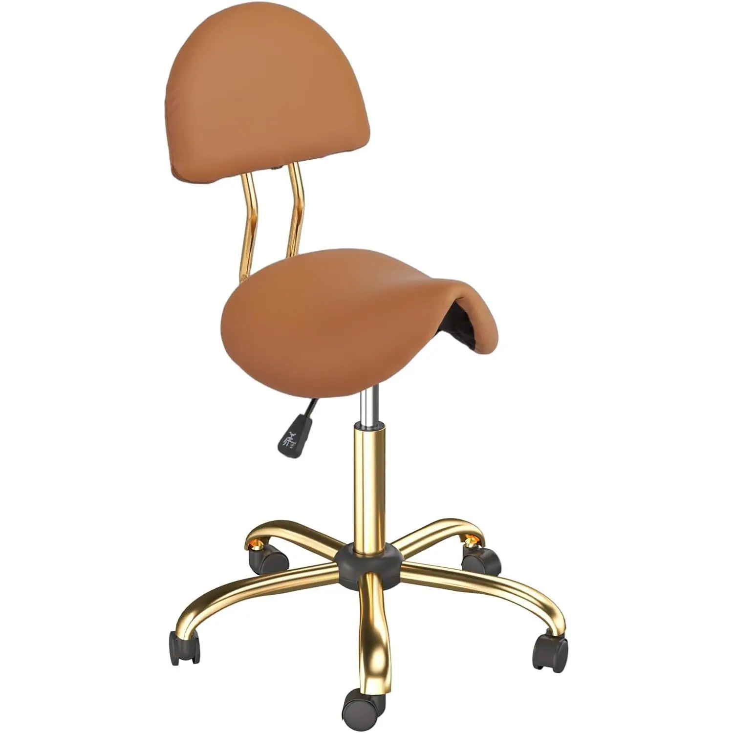 OmySalon Drafting Chair,Ergonomic Office Desk Chair with Back Support,Tall Adjustable Rolling Stool with Footrest & Thick Seat Cushion,Computer Chair