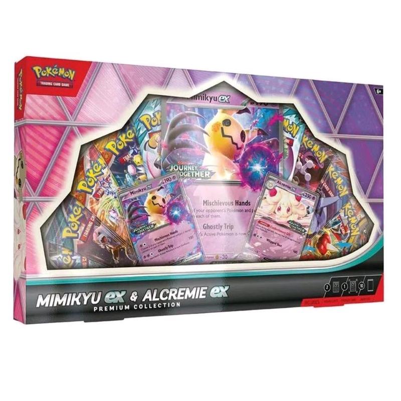 Pokemon TCG: Mimikyu  ex & Alcremie ex Premium Collection - 10 Packs, Promo Cards