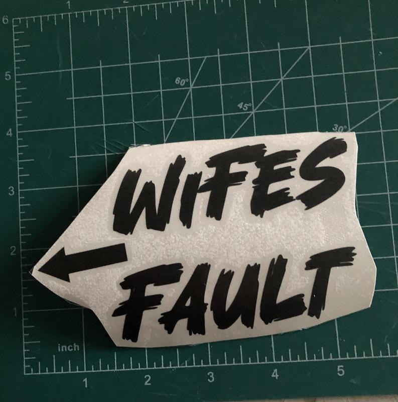 Funny Car Dent Decal: Sarcastic Bumper Sticker - Damage Cover Up