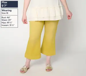 LOGO by Lori Goldstein Regular PD Kick Flare Jeans