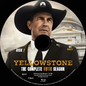 Yellowstone Complete Series 1-5 DVD Set - Includes 1-4 Seasons + 5 DVDs Tv Show Episodes Experience