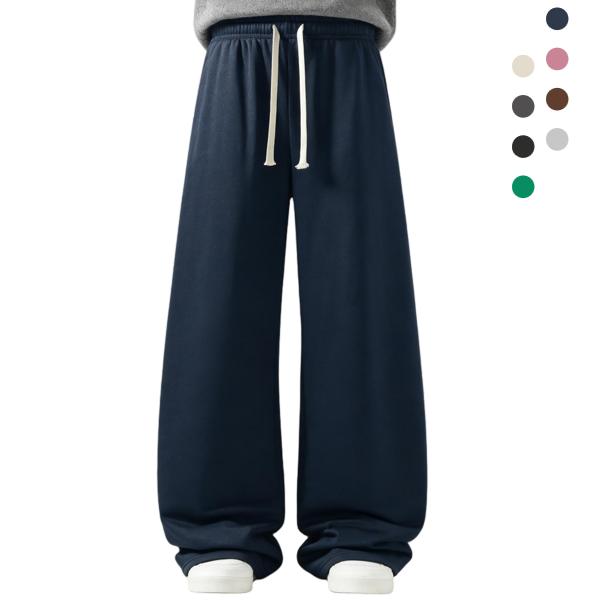 New upgraded men’s hooded sweatshirt and matching drawstring sweatpants—solid-color jogger pants for a casual, comfortable loose fit (runs small). Suitable for everyday wear in spring and autumn, ideal for the back-to-school season.