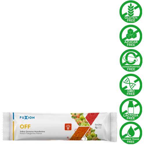 OFF/NOESTRESS FuXion Drink Juice Fruit Juice for Energy and Energy Boost Beverage 28 Sobre 140g