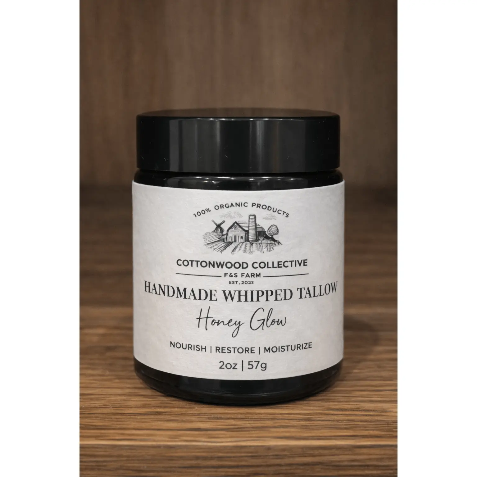 Travel Size Tallow Moisturizer (2oz) | Grass-Fed, Non-Toxic Skincare — Cottonwood Collective