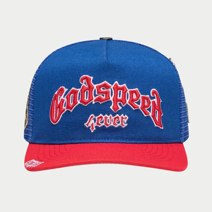 Godspeed 4ever GS Trucker Hats (Orange/white) - TikTok Shop