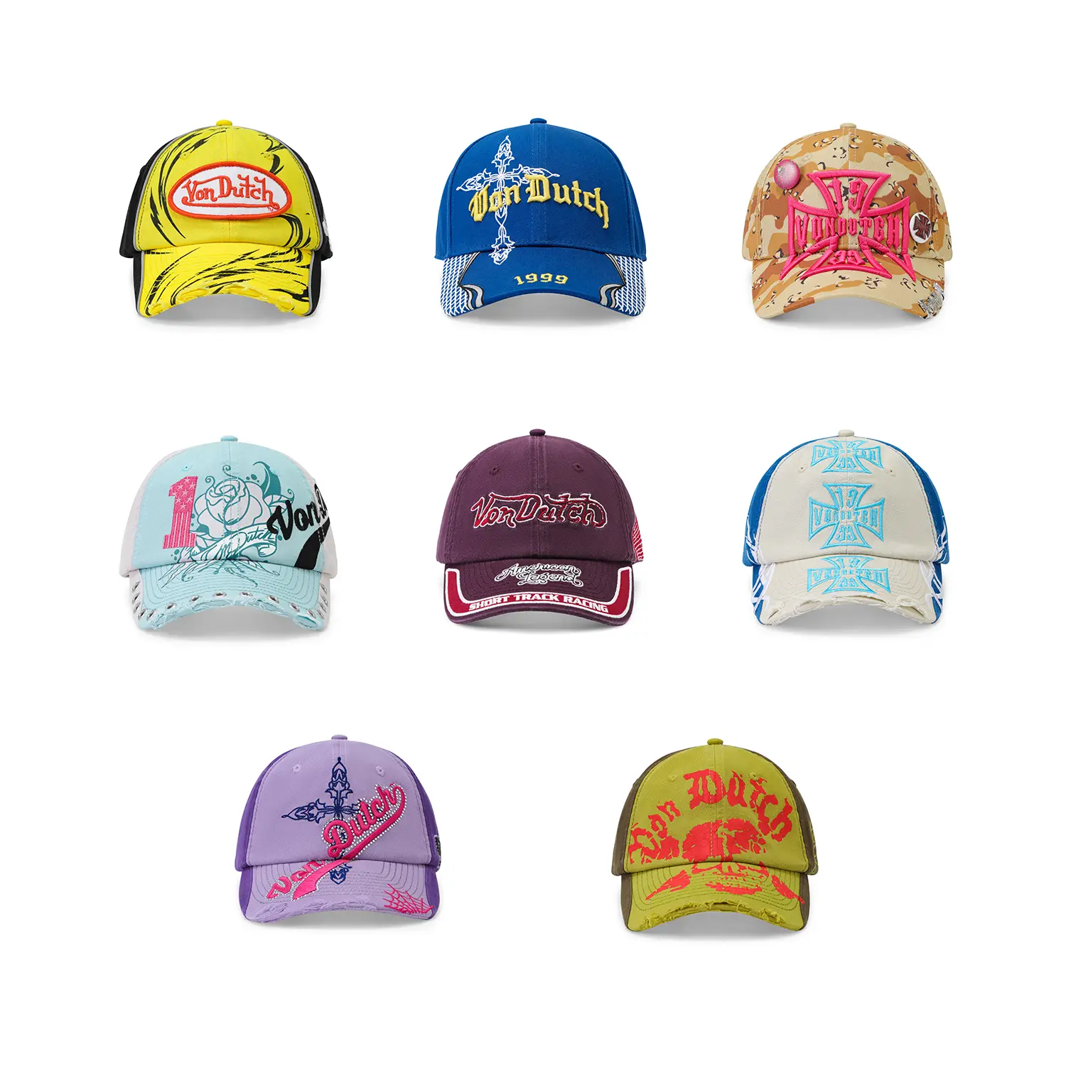 VON DUTCH 'GASOLINE' TRUCKER HATS COLLECTION