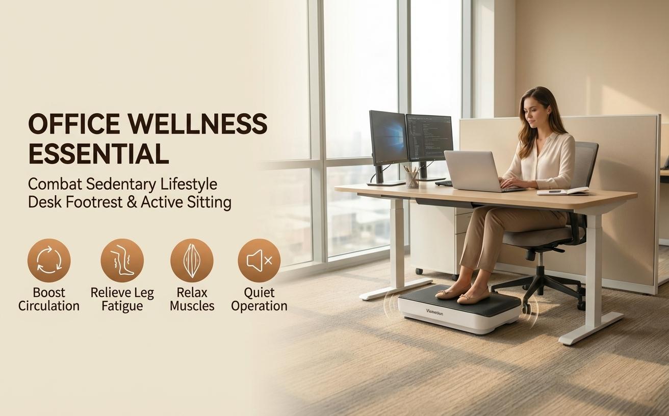 Viamotion Vibration Plate for Seniors & Home Relaxation, Low-Noise 150W Motor, 1-99 Speed Levels, Safe Dual Voltage Protection, LED Display, Perfect Gift for Elders