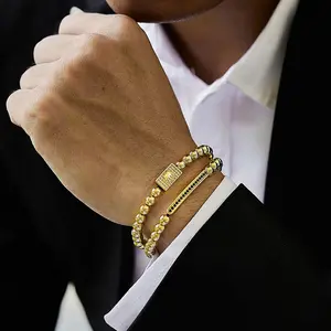 Luxury Royal Crown Square Charms Bracelet