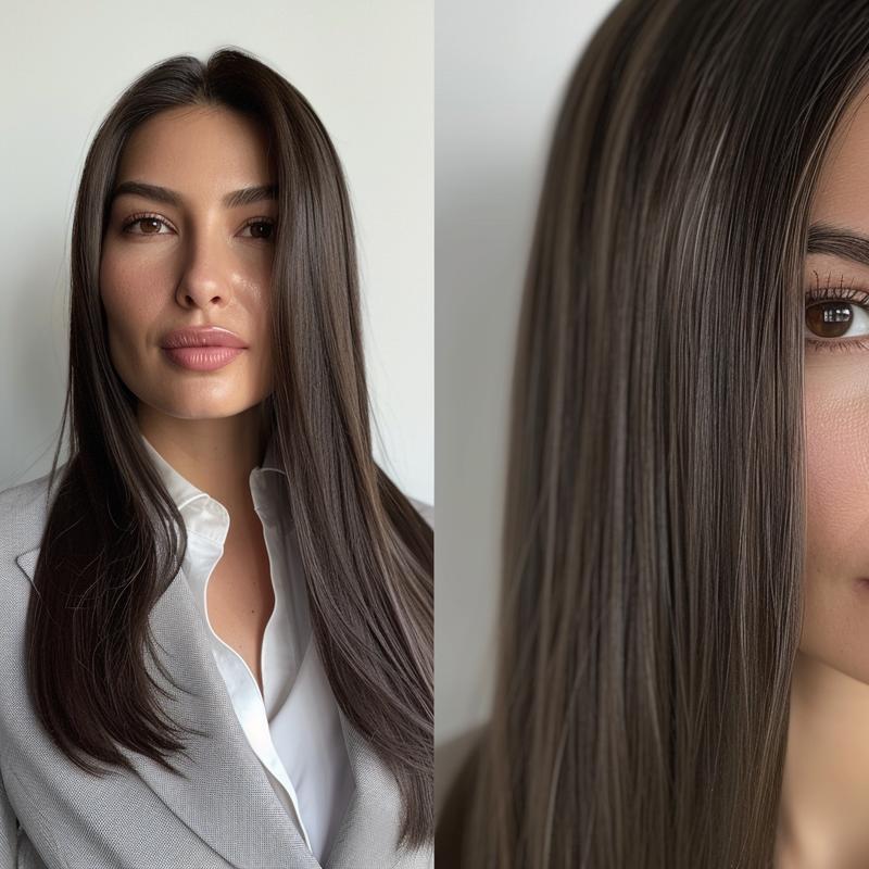 WearNGO 14 Inch Straight Clip in Hair Extensions 4 Pcs Set, 135g Super Thick Synthetic Hairpieces with Lace Weft, Double Weft Heat Resistant Natural Hair for Women (Multiple Colors)