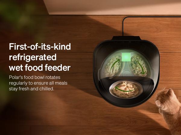 PETLIBRO Automatic Cat Feeder, Refrigerated wet food dispenser with WiFi control, 3 days freshness, 3 timed meals,  quick cooling